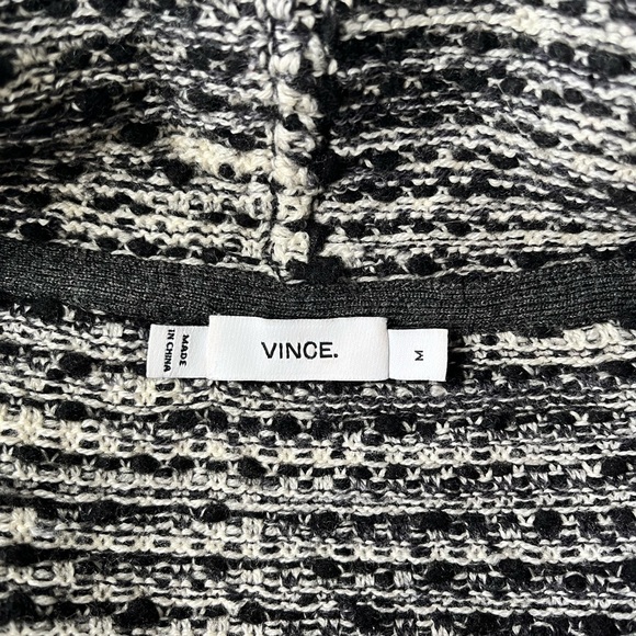 Vince shawl collar fringe sweater coat - Picture 4 of 6